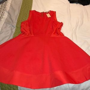 RED Ted Baker Contrast Side Detail Dress